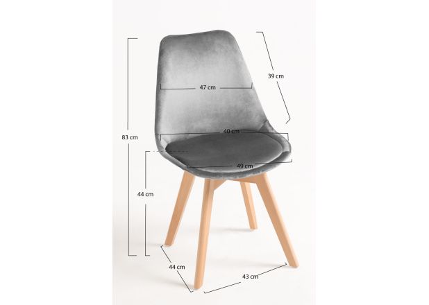 Silla Mona Terciopelo