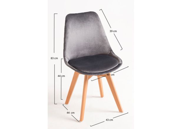 Silla Mona Terciopelo