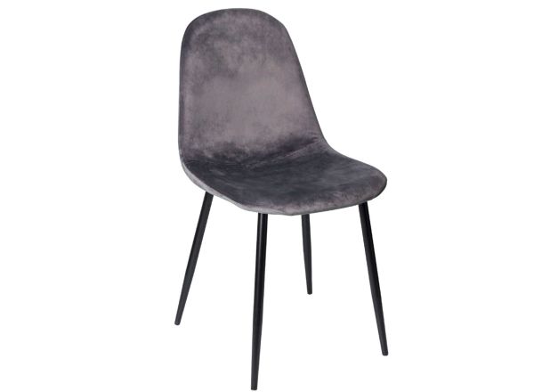 Pack 4 Sillas Leo Black Terciopelo