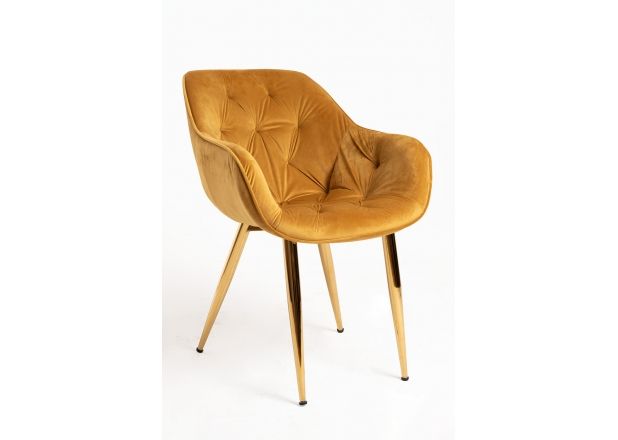 Silla Creta Golden Terciopelo
