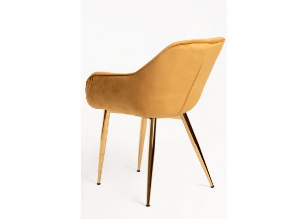 Silla Creta Golden Terciopelo