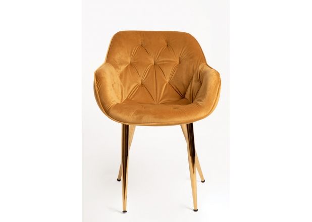 Silla Creta Golden Terciopelo