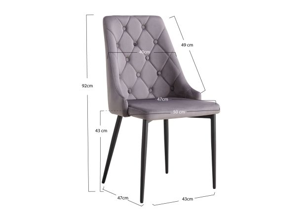 Silla Stoki Terciopelo