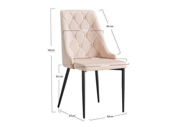 Silla Stoki Terciopelo