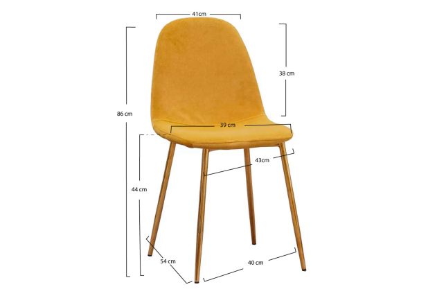 Silla Golden Leo Terciopelo