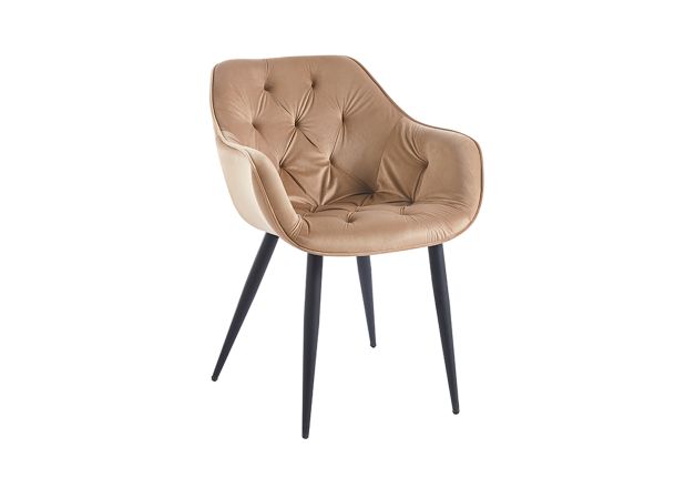 Silla Creta Black Terciopelo