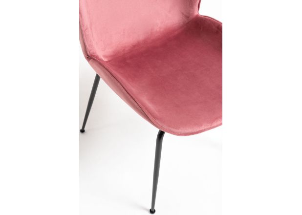 Silla Shel Black Terciopelo