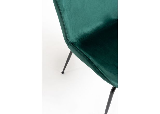 Silla Shel Black Terciopelo