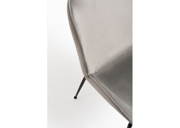 Silla Shel Black Terciopelo