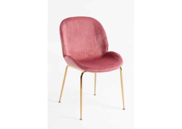 Silla Shel Golden Terciopelo