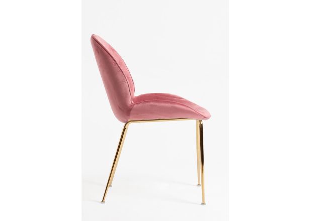 Silla Shel Golden Terciopelo