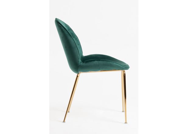 Silla Shel Golden Terciopelo