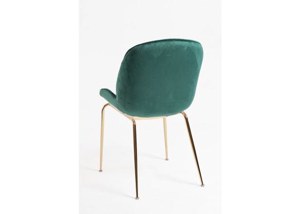 Silla Shel Golden Terciopelo