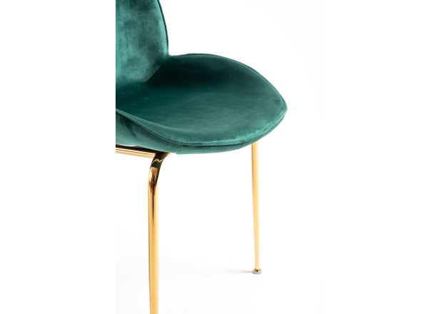Silla Shel Golden Terciopelo