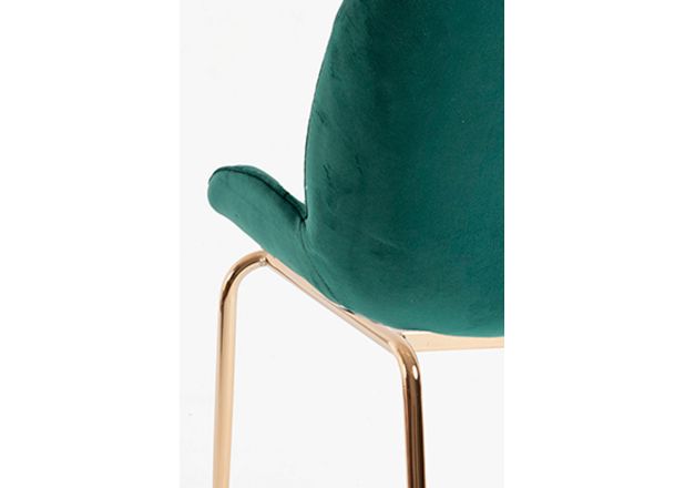 Silla Shel Golden Terciopelo
