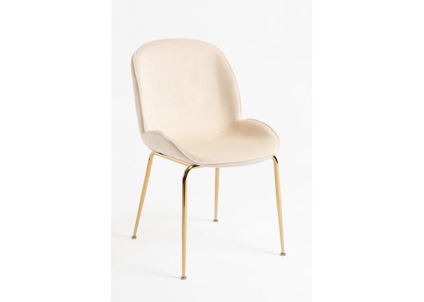 Silla Shel Golden Terciopelo