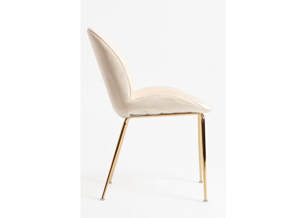 Silla Shel Golden Terciopelo