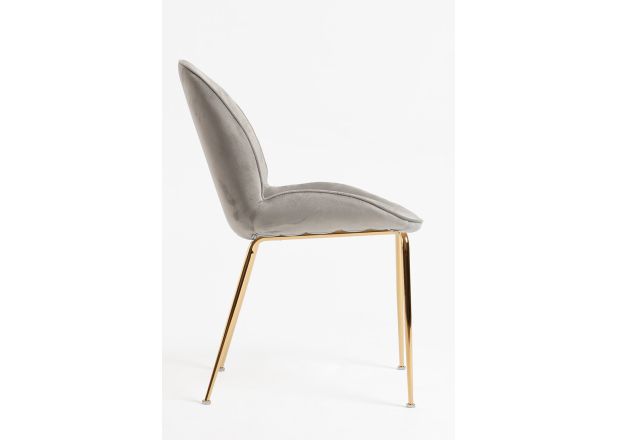 Silla Shel Golden Terciopelo