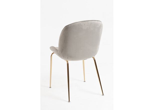 Silla Shel Golden Terciopelo