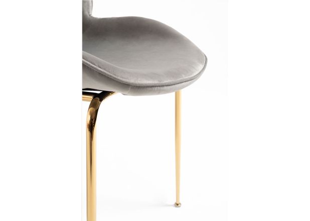 Silla Shel Golden Terciopelo