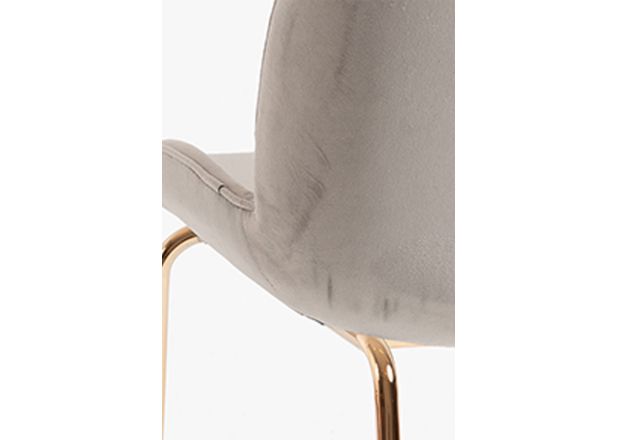 Silla Shel Golden Terciopelo
