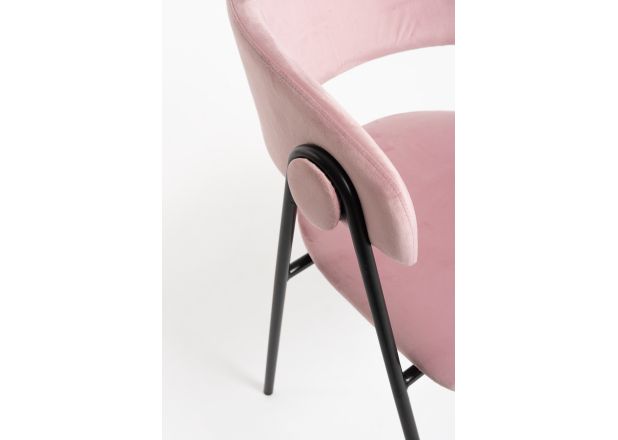 Silla Huldi Black Terciopelo