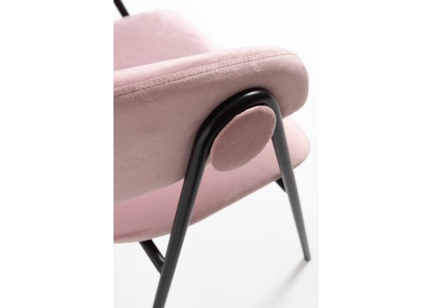 Silla Huldi Black Terciopelo