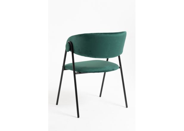 Silla Huldi Black Terciopelo