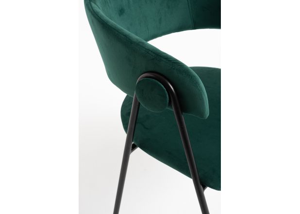 Silla Huldi Black Terciopelo