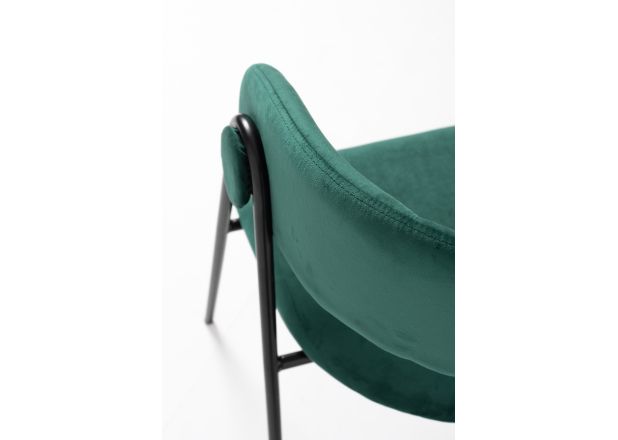 Silla Huldi Black Terciopelo