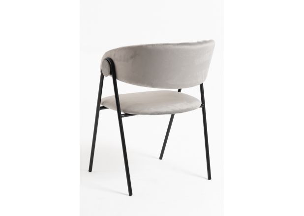 Silla Huldi Black Terciopelo