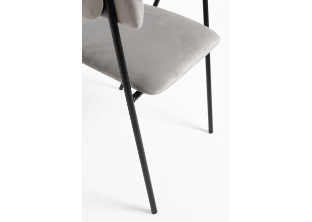 Silla Huldi Black Terciopelo
