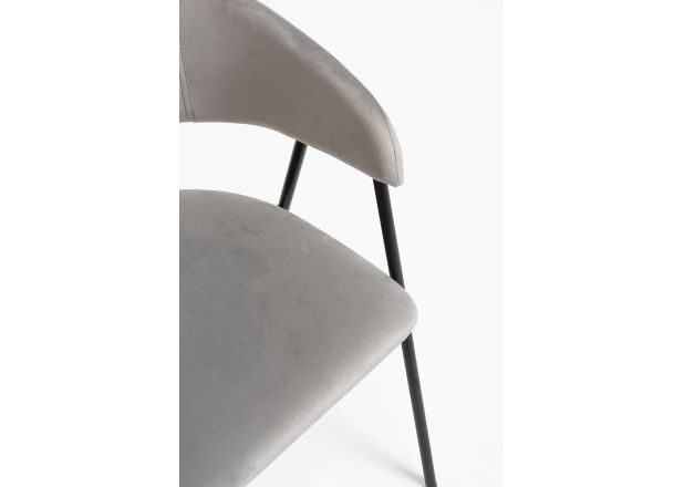 Silla Huldi Black Terciopelo