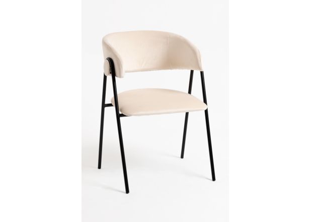 Silla Huldi Black Terciopelo