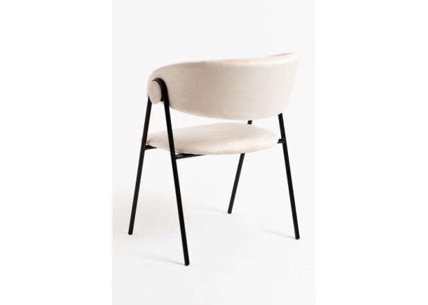 Silla Huldi Black Terciopelo
