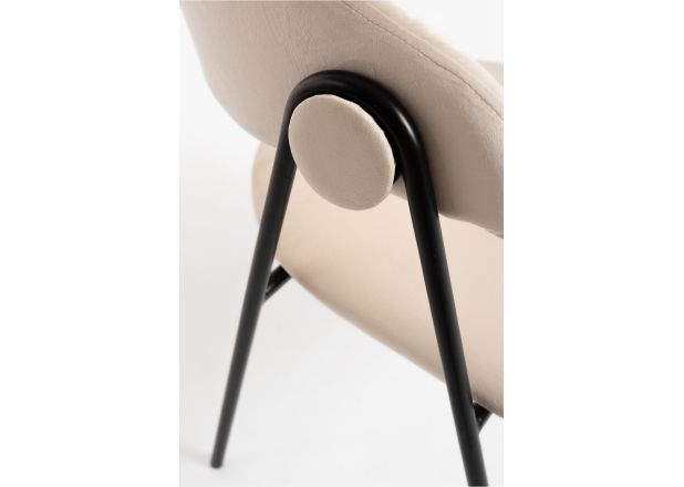 Silla Huldi Black Terciopelo