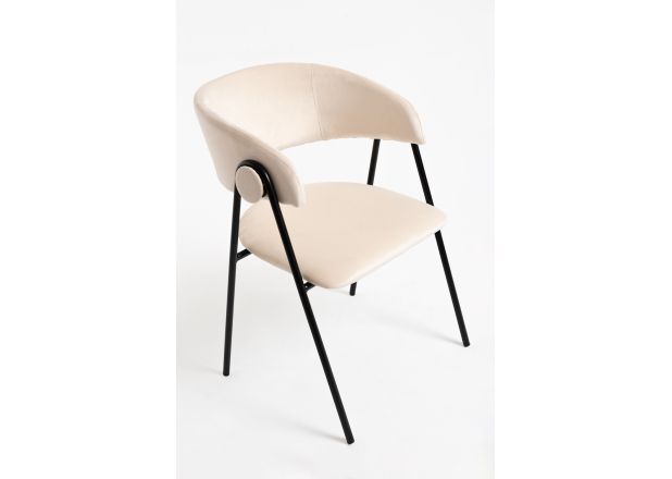 Silla Huldi Black Terciopelo