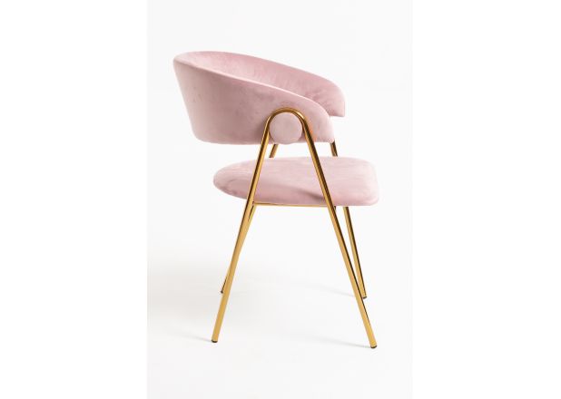 Silla Huldi Gold Terciopelo