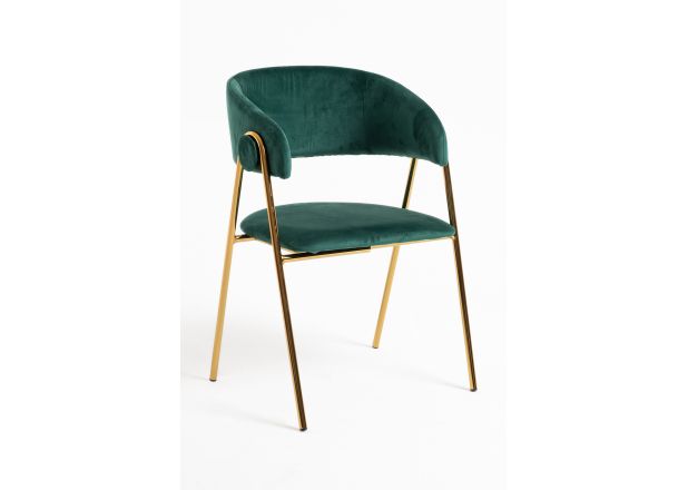 Silla Huldi Gold Terciopelo