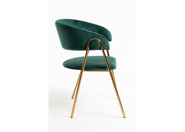 Silla Huldi Gold Terciopelo
