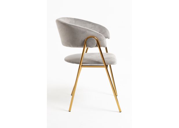 Silla Huldi Gold Terciopelo
