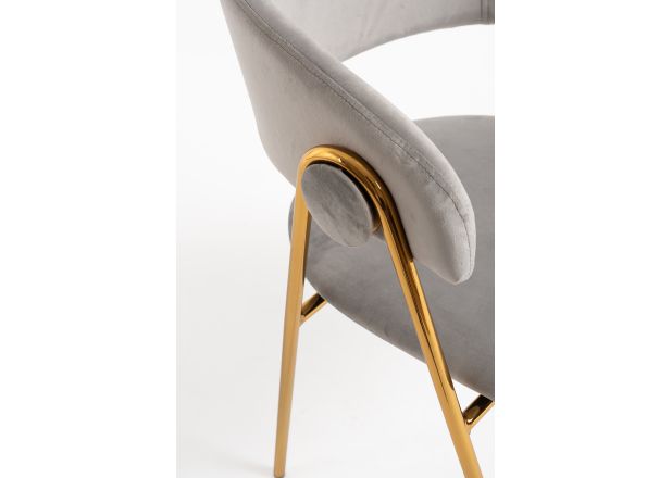 Silla Huldi Gold Terciopelo