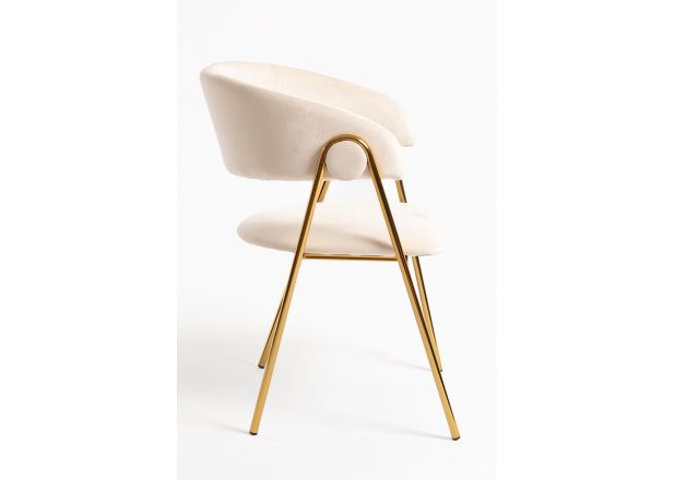 Silla Huldi Gold Terciopelo