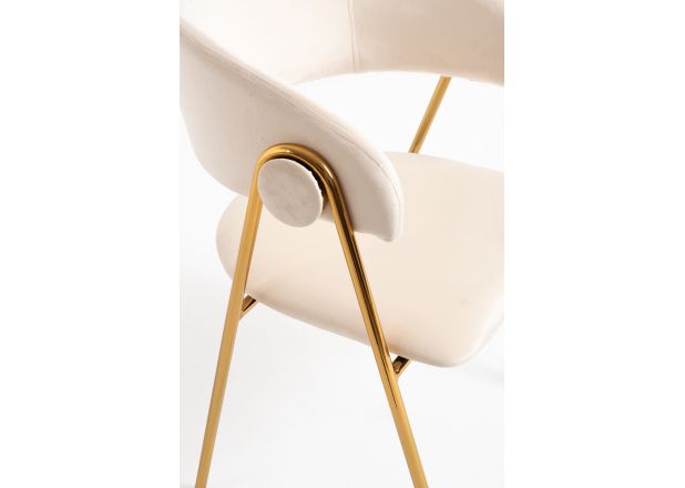 Silla Huldi Gold Terciopelo