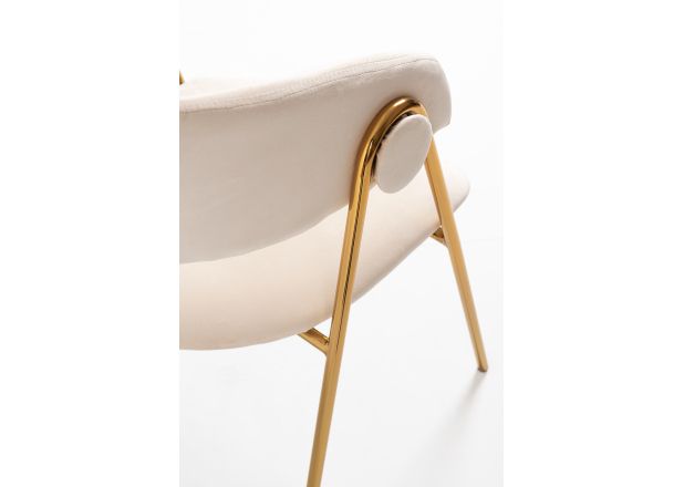 Silla Huldi Gold Terciopelo