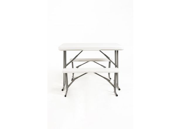 Conjunto Tolwa de mesa e bancos