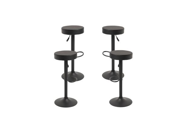 Pack 4 Bancos Mura Black
