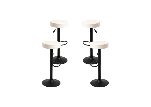 Pack 4 Bancos Mura Black