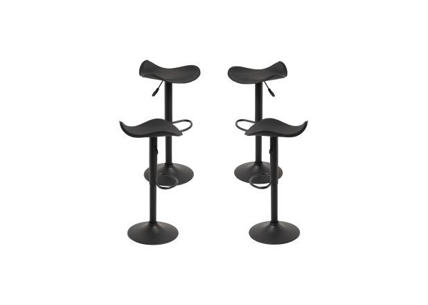 Pack 4 Bancos Cromen Black