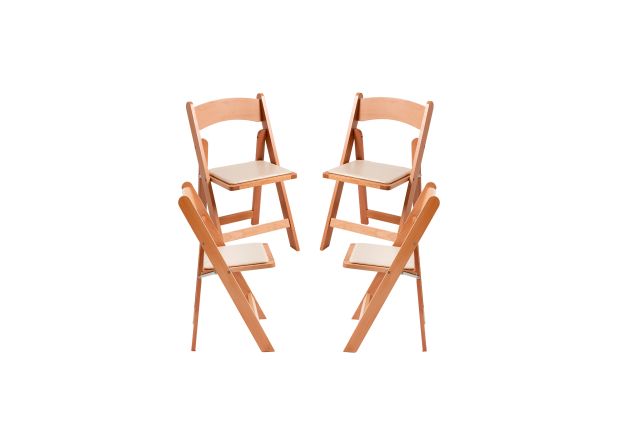 Pack 4 Sillas Plegables Lanwa Madera